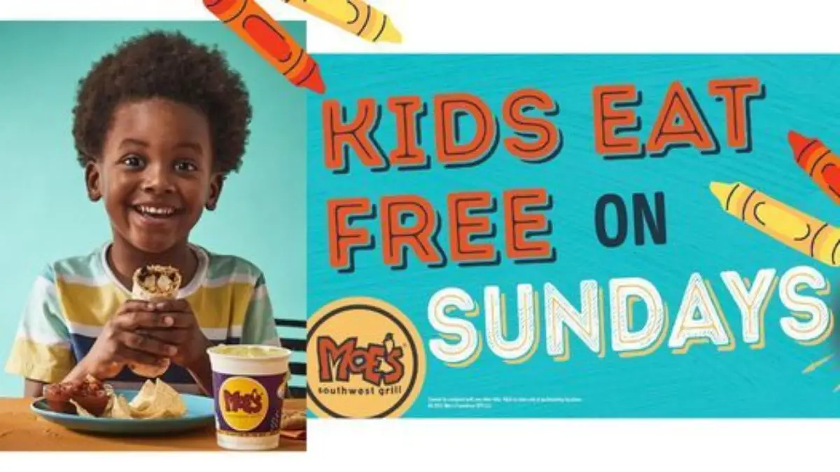 Moe’s Kids Eat Free On Sundays