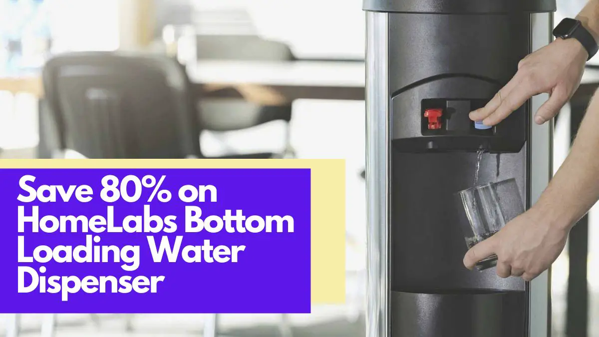 Save 80% on HomeLabs Bottom Loading Water Dispenser