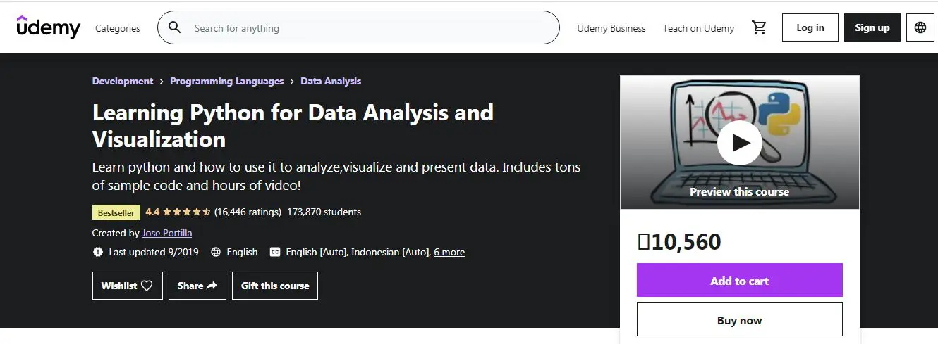 10 Best Python Data Science Courses Online [2025]