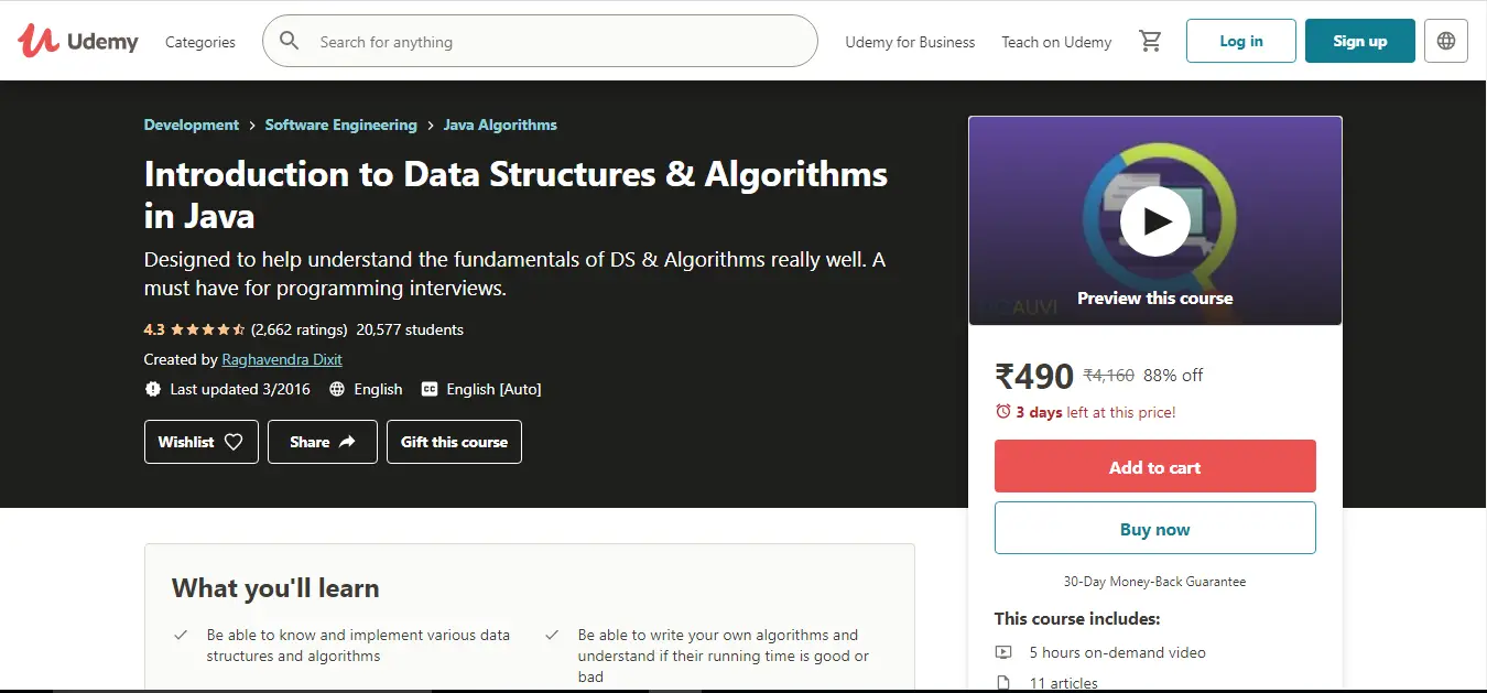 Best Courses on Algorithms