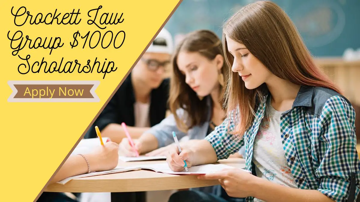Crockett Law Group $1000 Scholarship