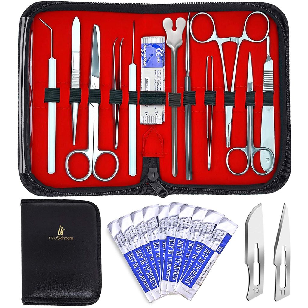 20 Pcs Advanced Dissection Kit Biology Lab Anatomy Dissecting Set for Medical Students