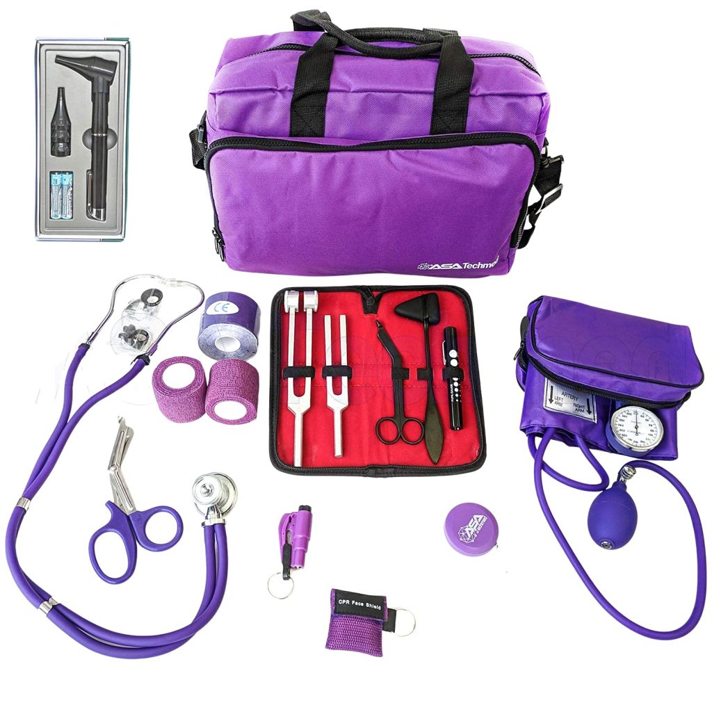 ASATechmed Nurse Starter Kit with Stethoscope Blood Pressure Monitor and More for Nurses
