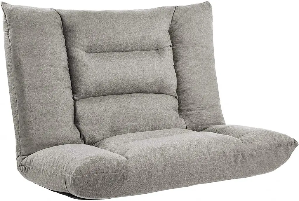 Amazon Basics Adjustable Foam Floor Couch for Dorms
