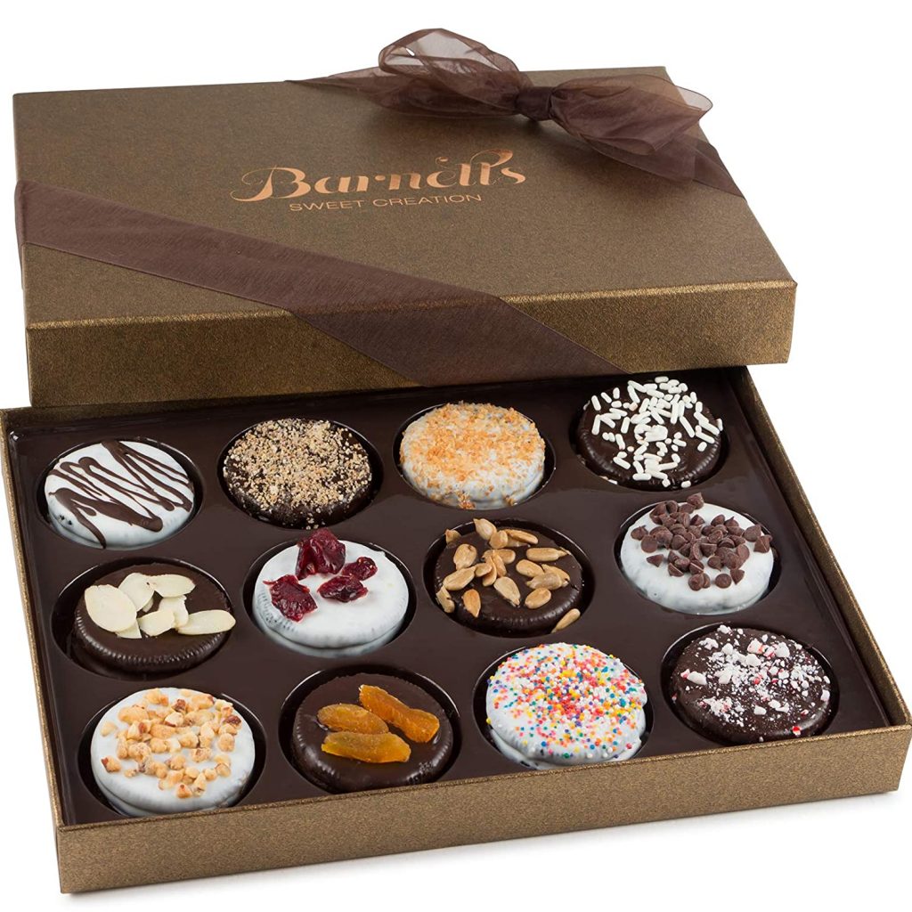 Barnett’s Chocolate Cookies Gift Basket with 12 Unique Flavors