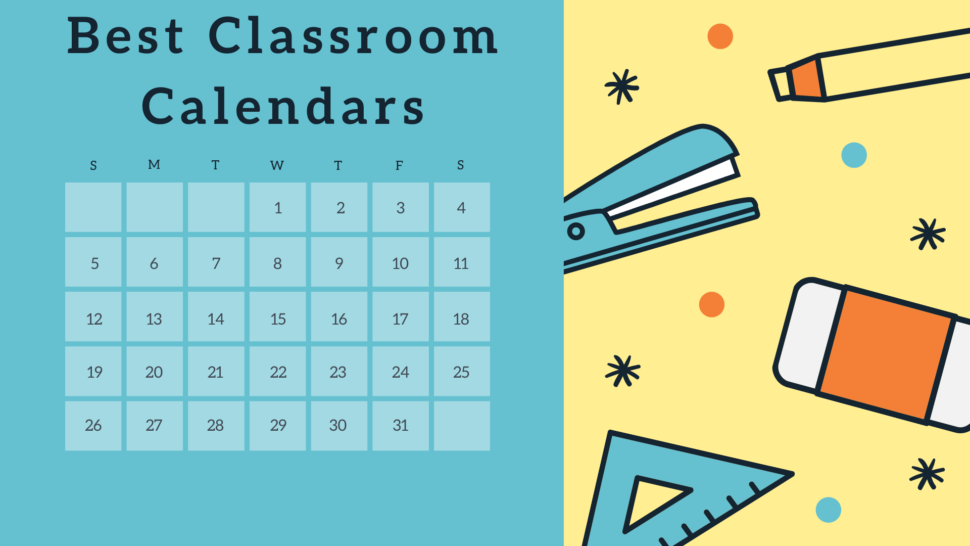 Best Classroom Calendars
