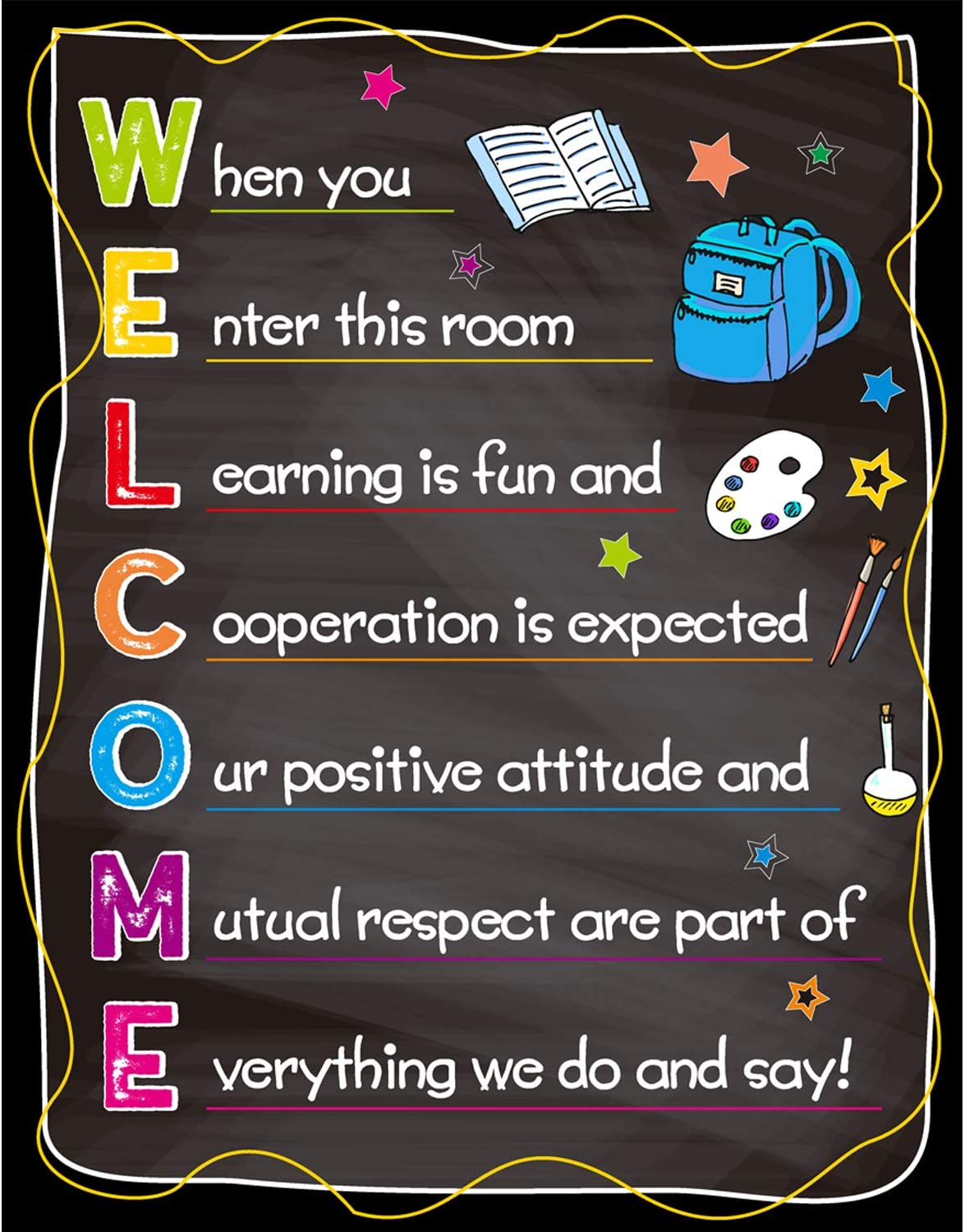 Welcome Signs For Classroom