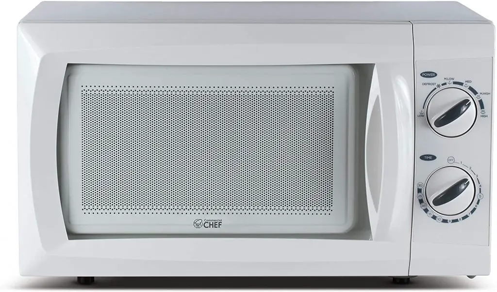 Commercial Chef Countertop Small Microwave Oven for Dorm with White Shade