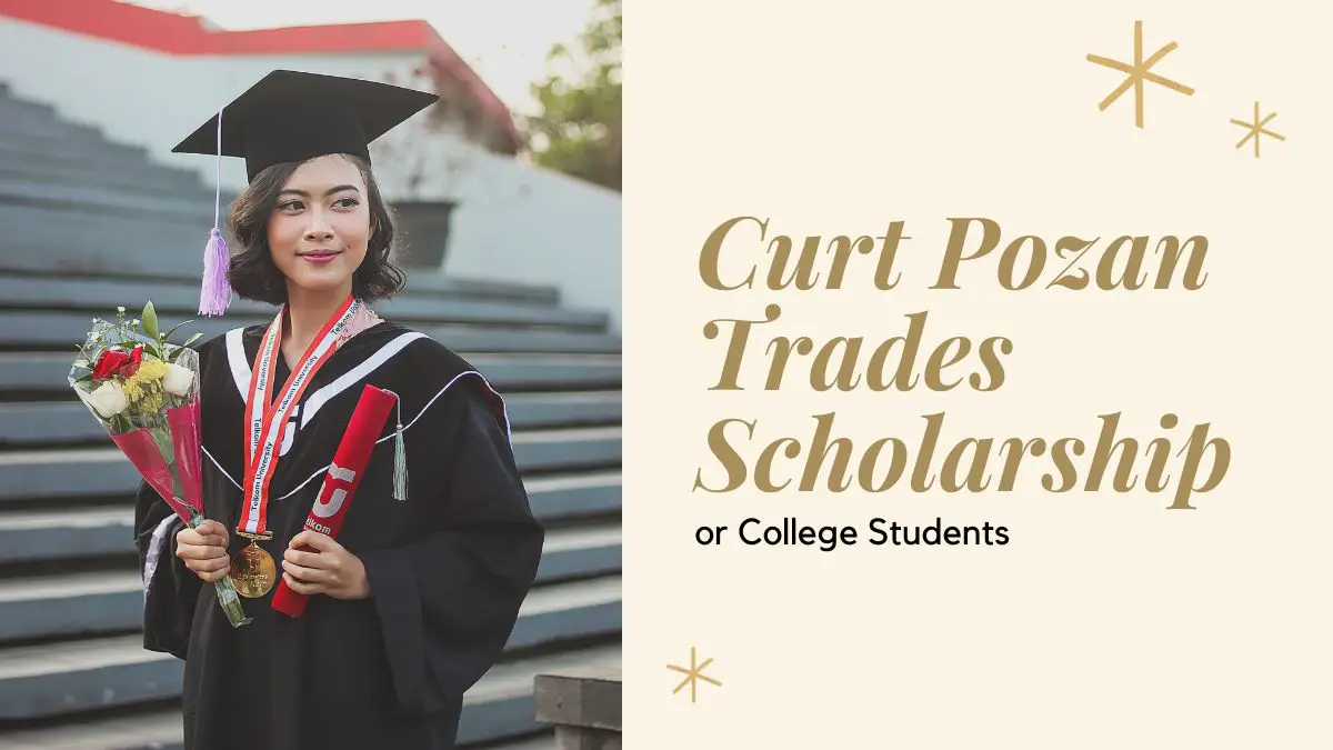 Curt Pozan Trades Scholarship for College Students