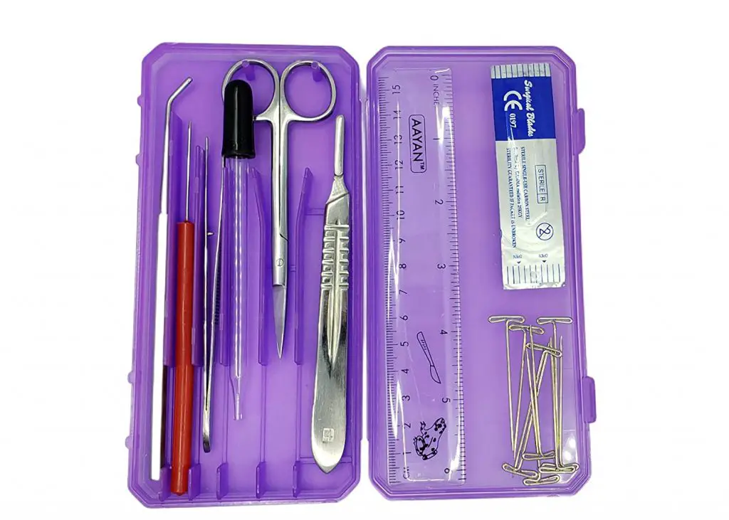 DR Instruments Precision Plus Dissection Kit with 9 Stainless Steel Instruments 