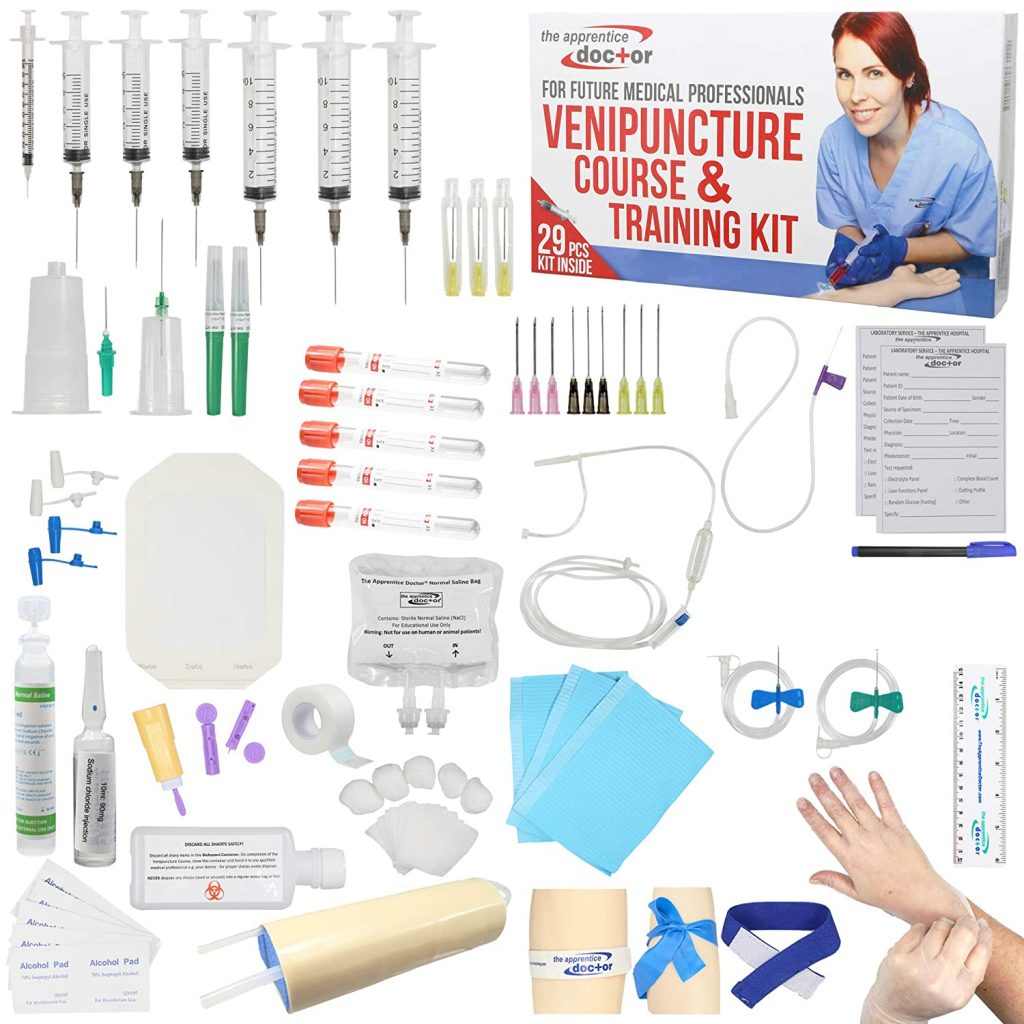 IV Practice Kit with Phlebotomy for Medical Professionals
