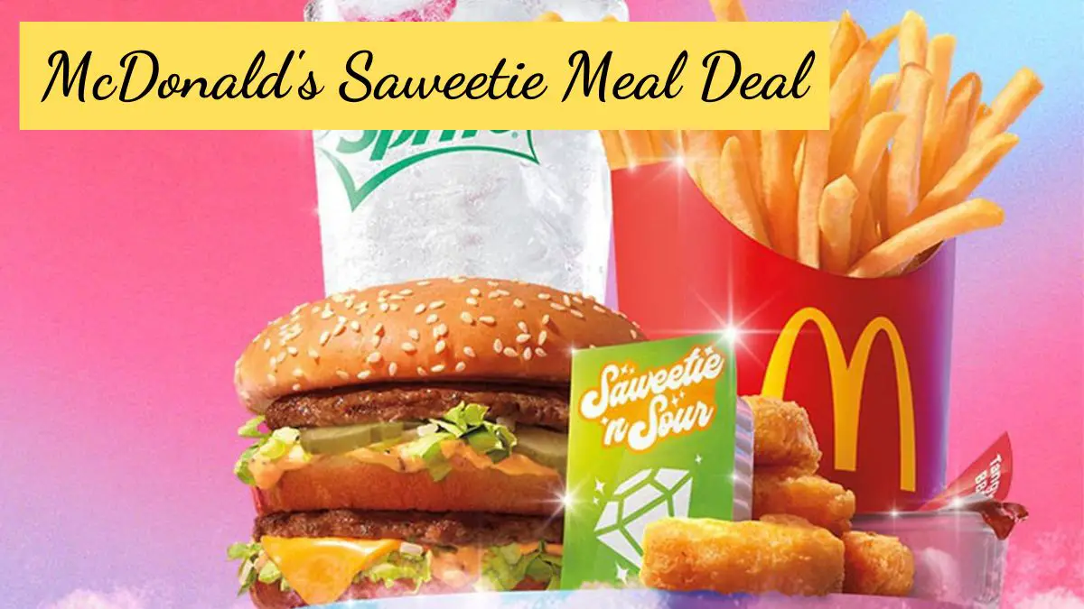 McDonald's Saweetie Meal Deal