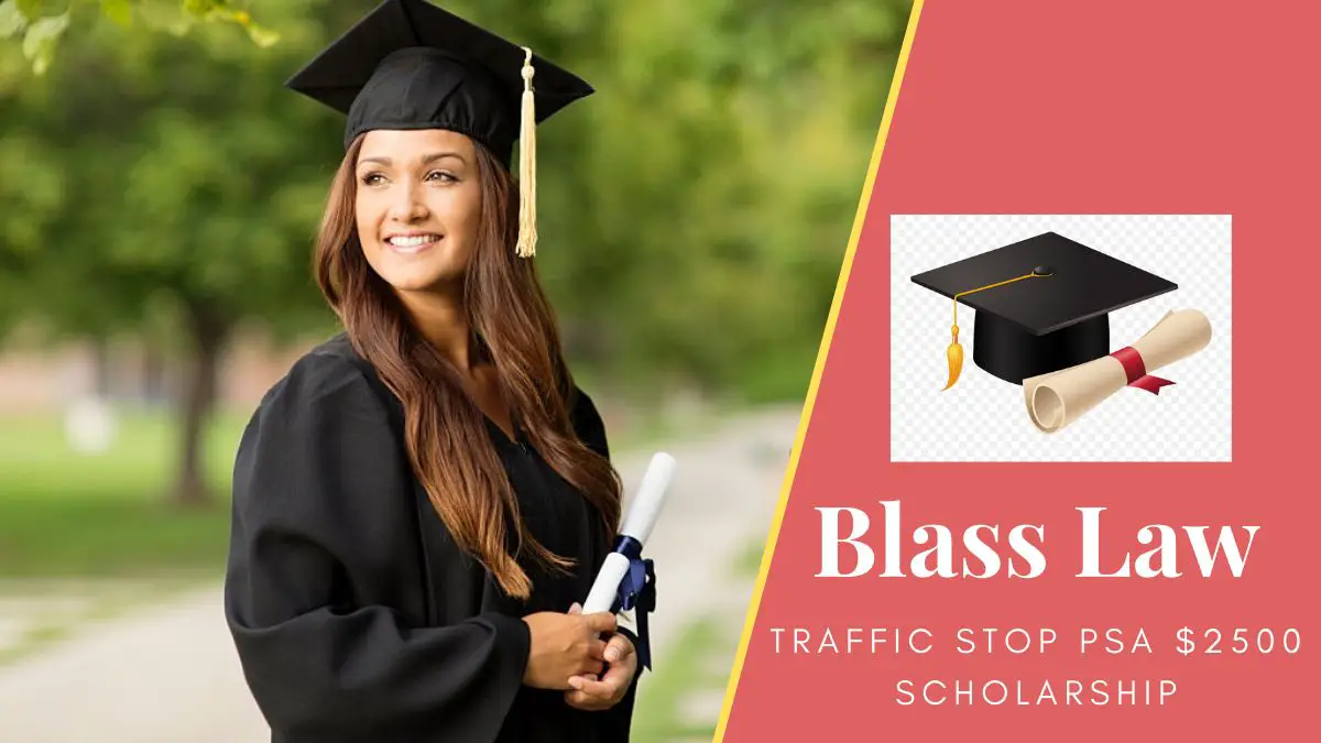Traffic Stop PSA $2500 Scholarship