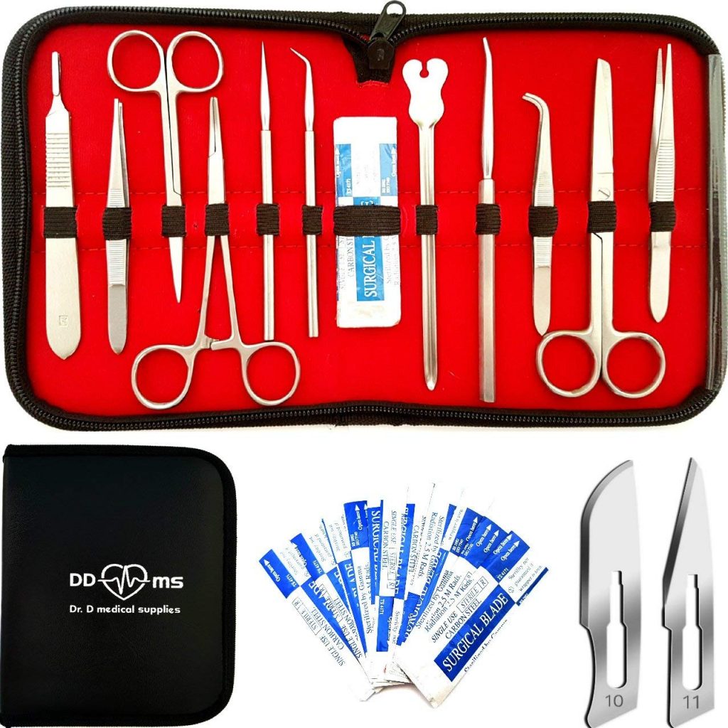 vanced Dissection Kit for Anatomy and Biology Medical Students with Scalpel Knife Handle