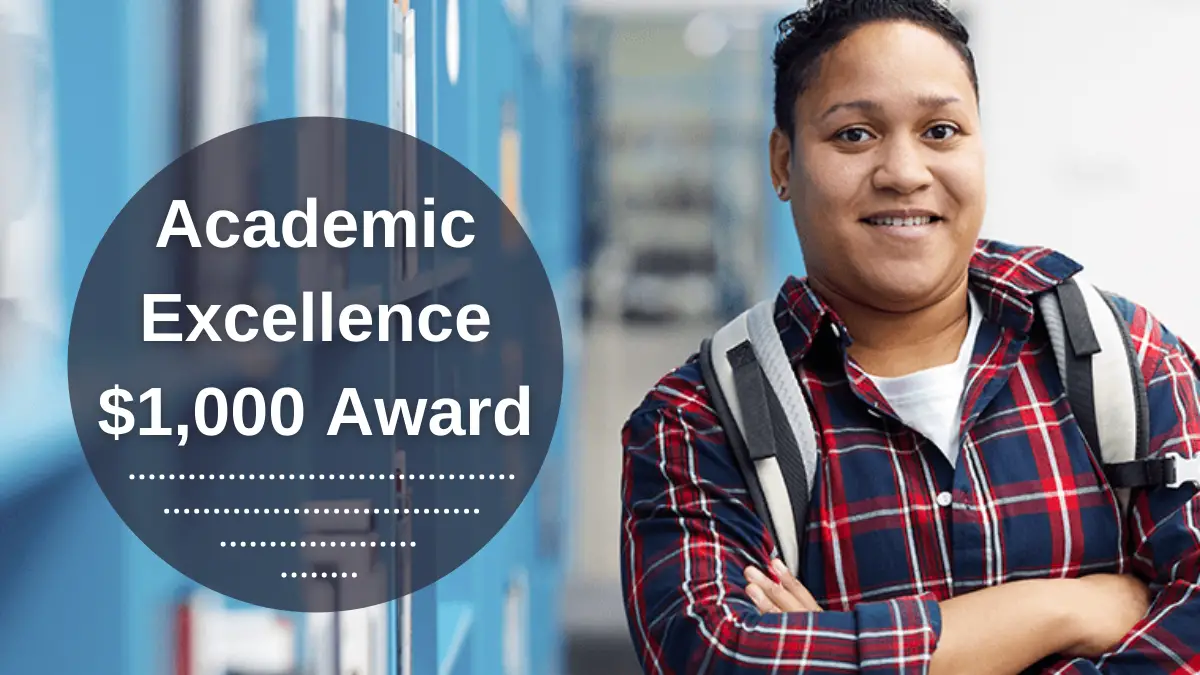 Academic Excellence $1,000 Award