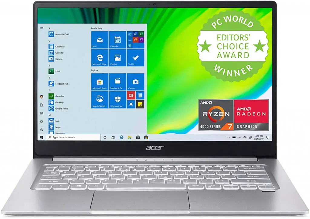 Acer Swift 3 Thin & Light Laptop with Radeon Graphics