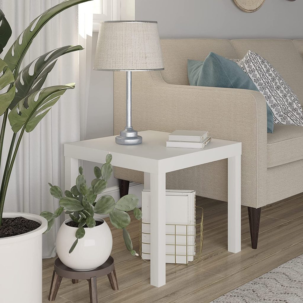 Ameriwood Dorm Table with White Shade