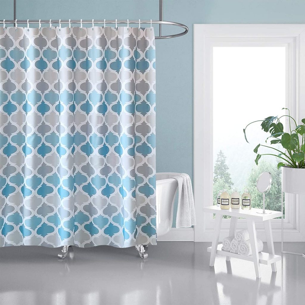 BIGTONE Shower Curtain Set with 12 Hooks
