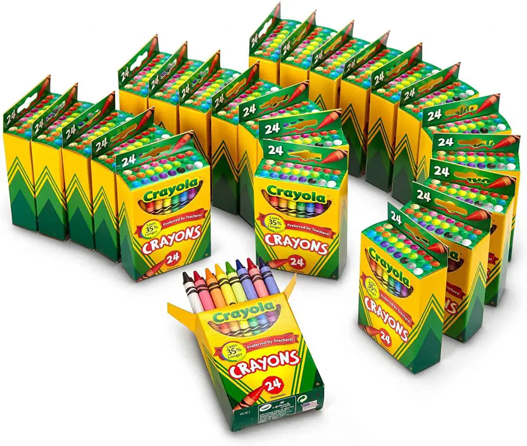 Crayola Crayon Packs with 24 Assorted Colors