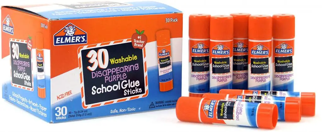 Elmer's Disappearing Purple School Glue with 30 Pack