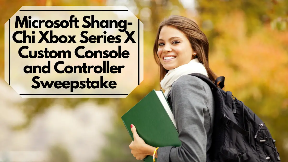 Microsoft Shang-Chi Xbox Series X Custom Console and Controller Sweepstake
