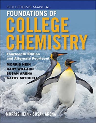 Foundations of College Chemistry, Student Solutions Manual by Morris Hein