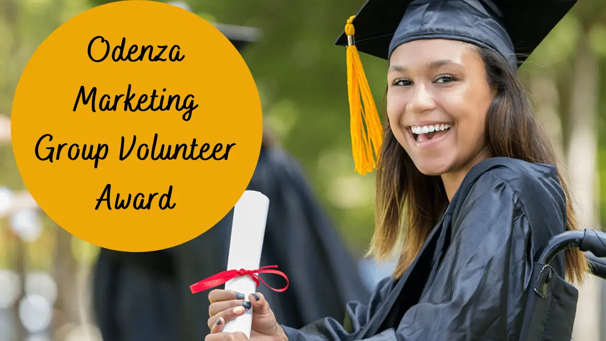 Odenza Marketing Group Volunteer Award