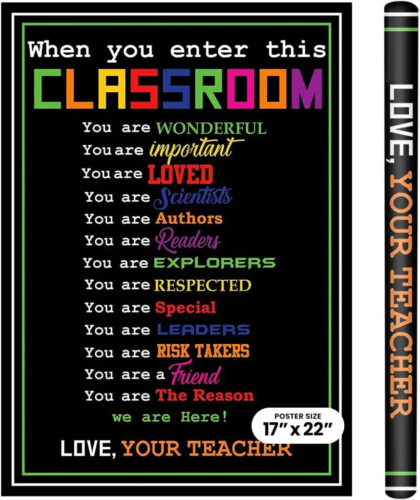 School Smarts Laminated Inspirational Classroom Wall Poster