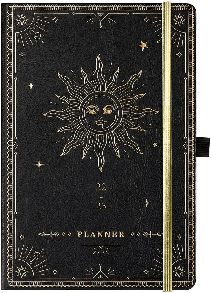 18 Months Weekly Monthly Planner with Thick Paper, Pen Loop, Back Pocket