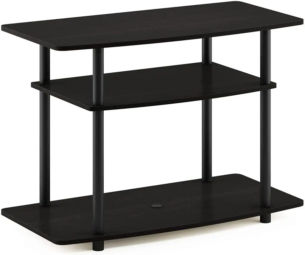 FURINNO Turn-N-Tube 3-Tier TV Stand with Storage Spaces