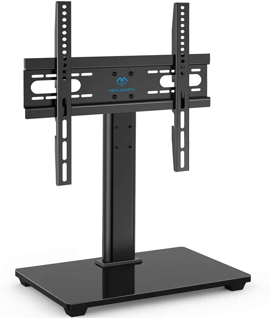 PERLESMITH Universal TV Stand with Adjustable Feature