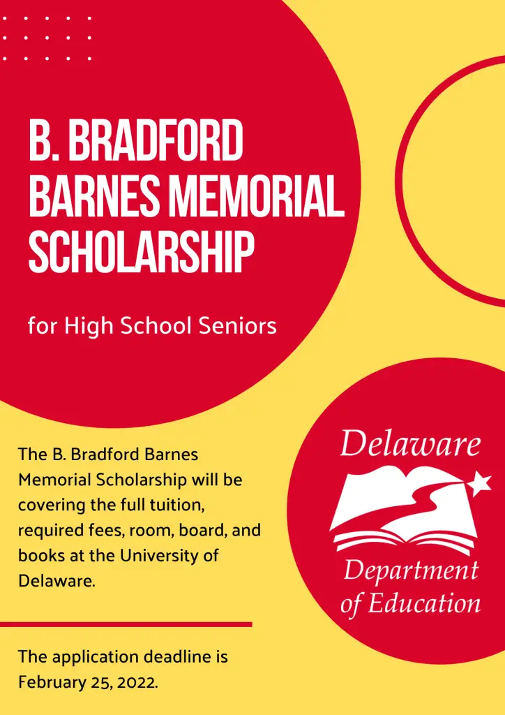 B. Bradford Barnes Memorial Scholarship for High School Seniors