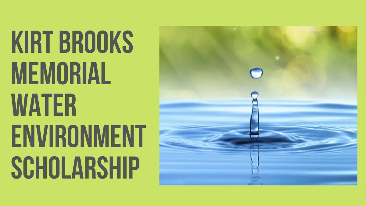 Kirt Brooks Memorial Water Environment Scholarship
