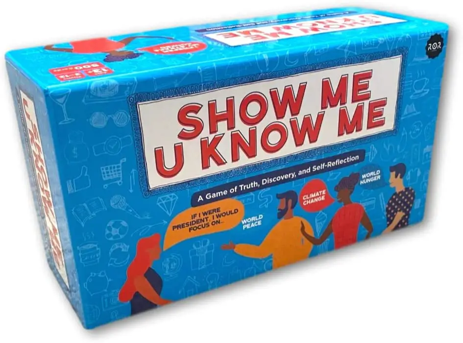 Show Me U Know Me: Hilarious Conversation Starter Icebreaker Party Card Game of Truth, Discovery, and Self-Reflection