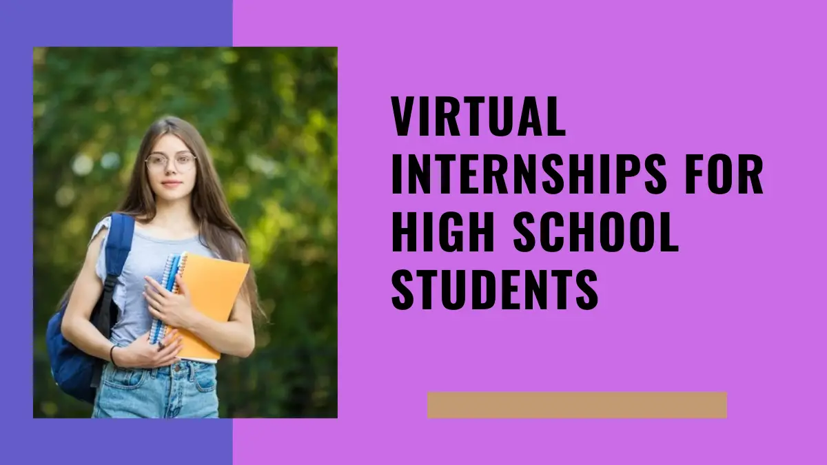 Virtual Internships for High School Students