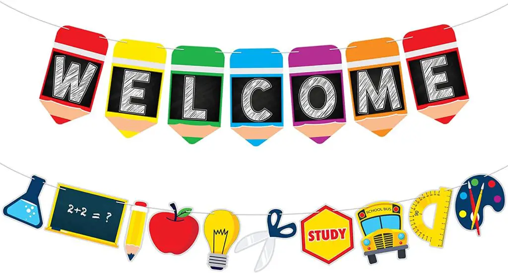 Welcome Back Banner for Back to School