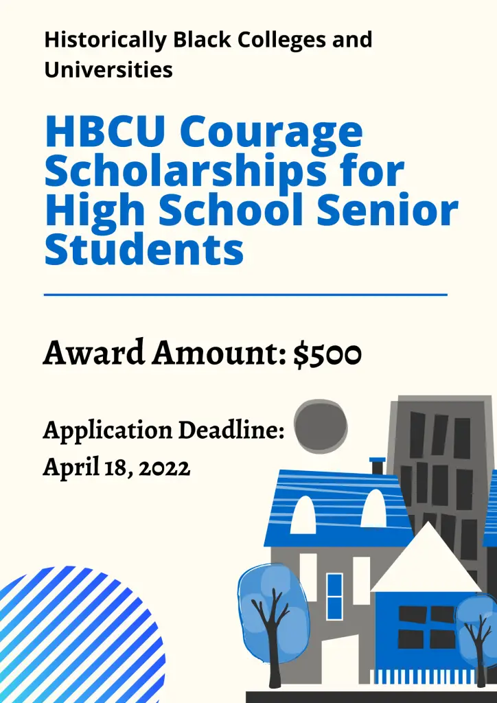 HBCU Courage Scholarships for High School Senior Students