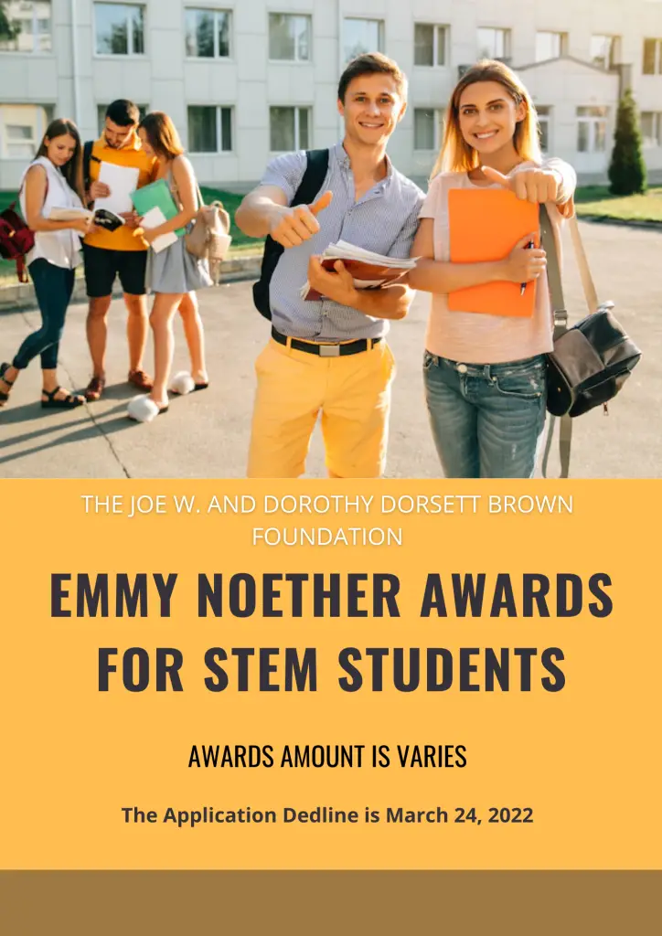 Emmy Noether Awards for STEM Students(1)