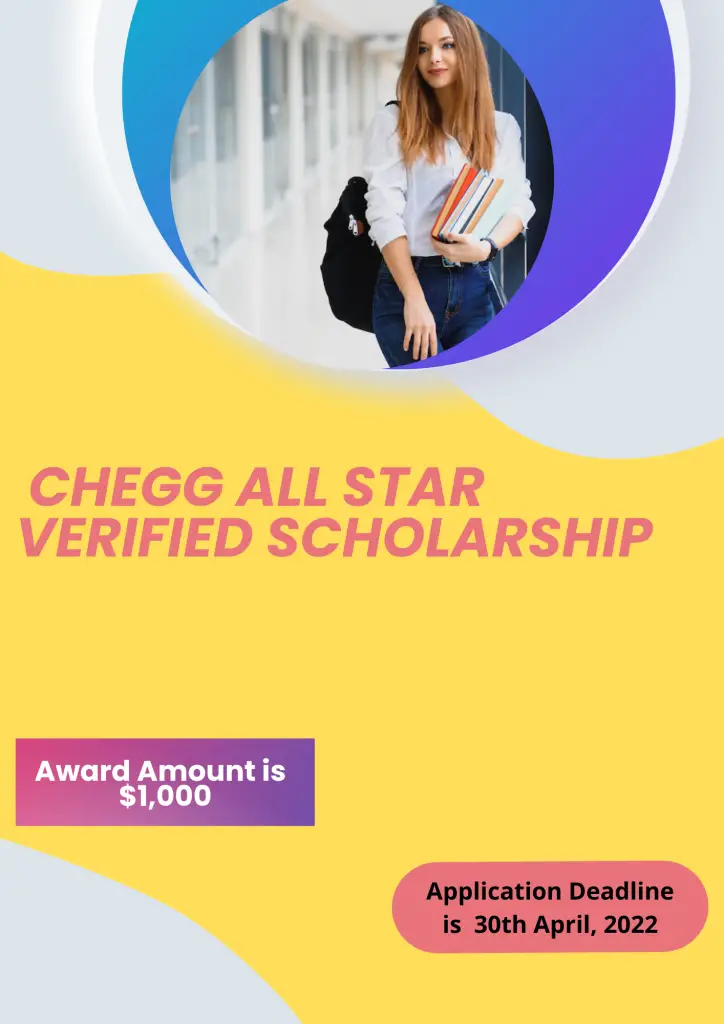 Chegg All Star Verified Scholarship